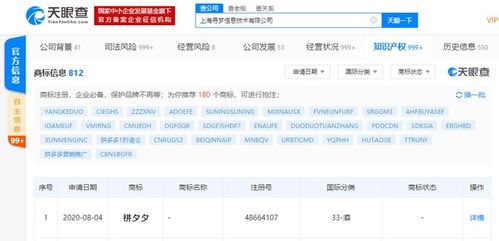 拼多多申請注冊“拼夕夕”商標(biāo)，布局計算機軟硬件技術(shù)開發(fā)